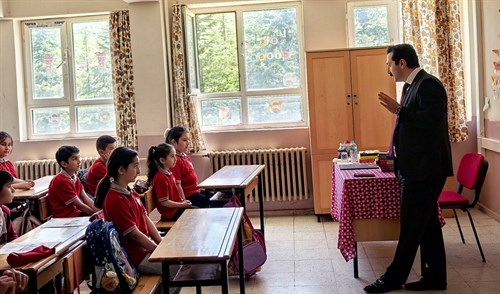 Kaymakamımız Sayın Muhammed Fatih GÜNLÜ, Okul Ziyaretleri Kapsamında İlçemiz Hasançelebi İlkokulunu Ziyaret Etti.