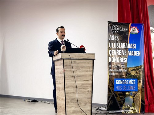 Kaymakamımız Sayın Muhammed Fatih GÜNLÜ, İlçemizde Düzenlenen ASES Uluslararası Çevre ve Maden Kongresi'ne Katılım Sağladı.